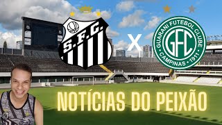 ESCALAÇÃO DO PEIXÃO, SANTOS X GUARANI - CAMPEONATO BRASILEIRO SÉRIE B