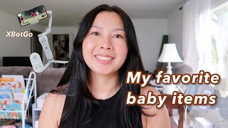 my favorite baby items | ft. XBotGo AI Cameraman to capture active kids moments