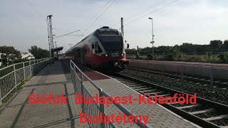 Vonatozás Budapest-Kelenföldre valamint Budatétényre