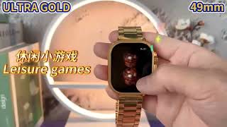 Smart watch new gold ultra