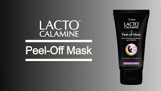 Lacto Calamine Peel off Mask - For a clear, matte face daily