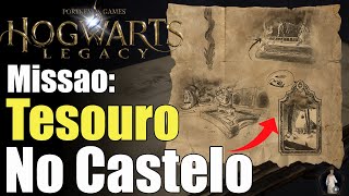 Como concluir/localização a missão TESOURO NO CASTELO - Hogwarts Legacy