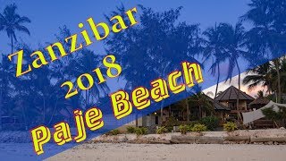 Paje beach, Zanzibar 2018 part1, FullHD 1080