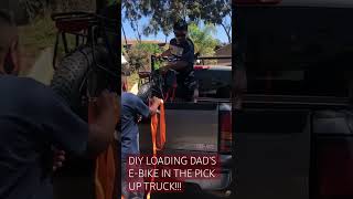 DIY Loading E-Bike From Dad’s Driveway