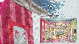 Flosstube 148 Stitch With Me: HAED The Little Cake Shop Max Colors - Part 3