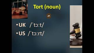 tort meaning/tort sentence/definition/use/court vocabulary/Tort means