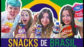 PROBANDO SNACKS BRASILEÑOS ft. CanAL BE | BelenaGaynor