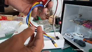 Unboxing 1080 Hobbywing , di tes motor 540 35T Hackmoto,,