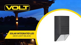 What's In The Box? | VOLT® Solar Deck Light (Black)