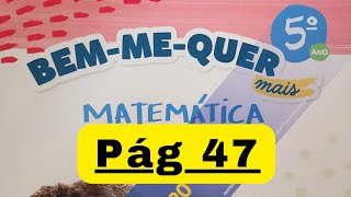 Bem-me-quer Mais Matemática  - 5°ano - pág 47 - Trabalhando com gráficos