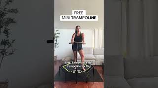 Did someone say FREE mini trampoline? Ill take it 🙋🏻‍♀️ Thank you to for doing this with us! 👏🏻