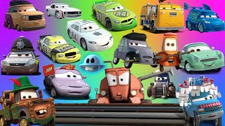 Looking For Disney Pixar Cars 3 Lightning Mcqueen, Doc Hudson, Bobby Swift, Sally Carrera, Fillmore