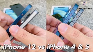 iPhone 12 vs iPhone 4 vs iPhone 5 - BACK TO THE EDGE!