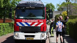 Bijen uitroken gaat mis: brandweer in actie Wolvega