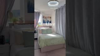 how to decorate a small bedroom / luxury small bedroom makeover/ rental small bedroom decorations