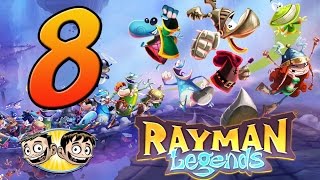 Rayman Legends Multiplayer Gameplay Walkthrough - PART 8 - Tough Love!