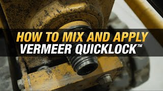 How to use QuickLock thread locking epoxy