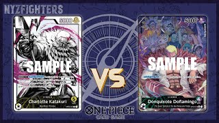 Supernova Standoff: Donquixote Doflamingo vs. Charlotte Katakuri One Piece Card Game