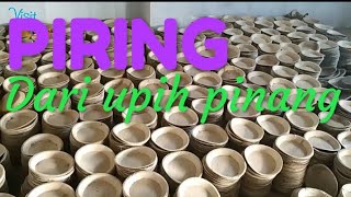 membuat piring dari upih pinang, gimana caranya