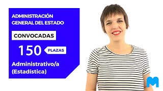 OPOSICIONES ESTADO 👉 ¡Convocadas 150 plazas para Administrativo/a Especialidad Estadística! | MAD 📚