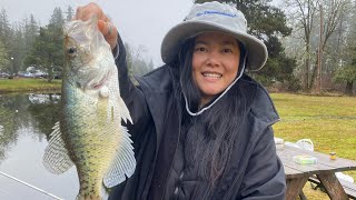 🔥Slaying Winter Crappie (Slab) From The Bank!