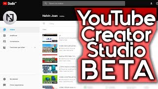 NUEVO - YouTube Creator Studio BETA