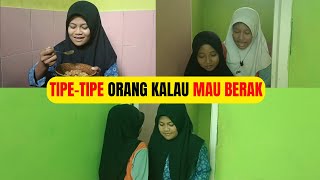 TIPE-TIPE ORANG KALAU MAU BERAK 😂 Yang Terakhir diluar Nalar💖 #drama #komedi