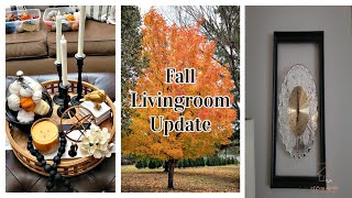 FALL LIVING ROOM Reset/#falllivingroom, #falldecor , #falldecorate, #fall