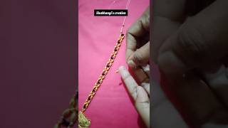 Daily use Short me mangalsutra design making at home #shorts