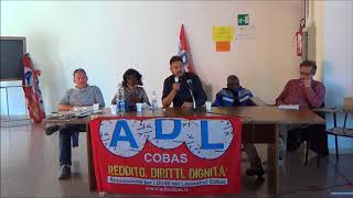 Padova, assemblea delegati 2017 - Intervento di Antonio, centri sociali nordest