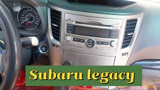 Subaru legacy 2010 installation android car stereo with camera