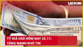 Tỷ giá USD hôm nay 22.11: Tăng mạnh khó tin | Báo Lao Động