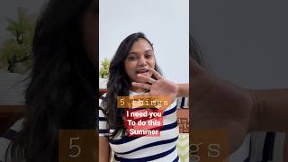 5 Things You Should Do this Summer | Hustle with Geeta | #shorts #skincare #summerskincare #5things