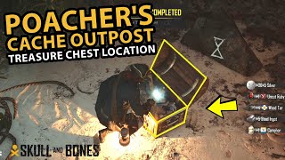 Poachers Cache Outpost Treasure Chest Location in Skull & Bones