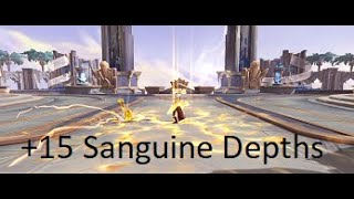 +15 Sanguine Depths intime Mythic+ Dungeon | Holy Paladin POV | Wow 9.1.5