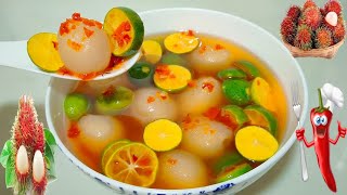 Resep Asinan Rambutan Pedas Manis Gurih Seger | Nuna Rempong