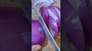 SLICING OF ONION BULB #asmr #satisfying #shorts