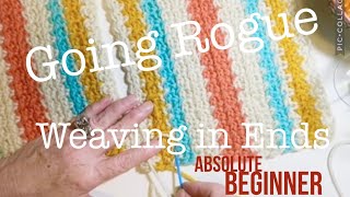 Beginner Crochet Weaving Ends