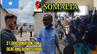 $1,000 Donation for Somali Deaf and Blind School 🇸🇴 | Harry Jagard somalia |