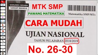 SIAP  UNBK 2020 Matematika SMP