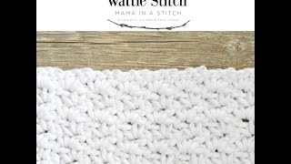 How To Crochet the Wattle Stitch