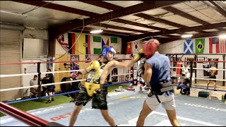 WAR SPARRING AT THE BOXING GYM!!!