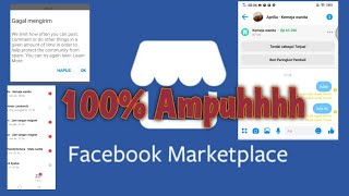 Cara mengatasi Marketplace facebook tidak bisa mengirim pesan dan membalas pesan