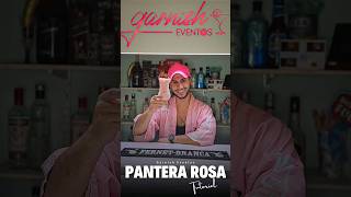 PANTERA ROSA - TUTORIAL BARTENDER - FLAIR #garnisheventos