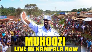 Gen. MK Muhoozi Kaineruga Live now in kampala streets #kasubi kimera