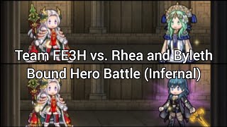 ❤ Team FE3H vs. Rhea and Byleth Bound Hero Battle (Infernal) ❤