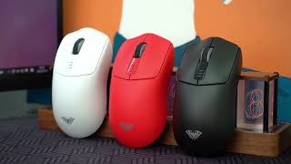 AULA flagship tri-mode mouse, ergonomic design, DPI up to 10000! #AULASC580