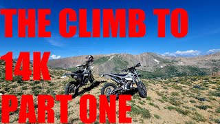 GPX Moto Climbs to 14k Feet | Mt Bross Part 1