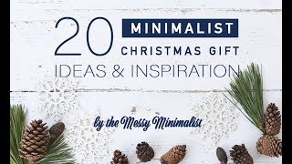 20 Minimalist Christmas Gift Ideas | Messy Minimalist