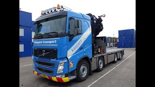 Volvo FH500 WideSpread HMF 9520K8-RC5 Crane